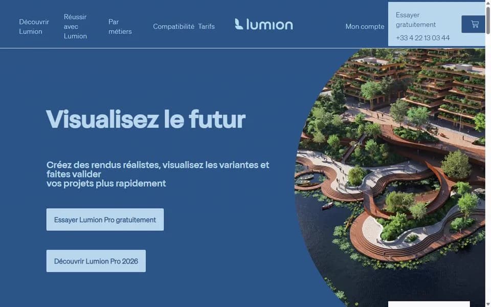 Aperçu de Lumion France